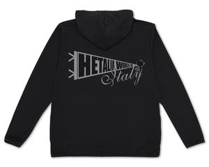 Hetalia World Stars - Italy Ladies Thin Dry Hoodie Black (XL Size)_