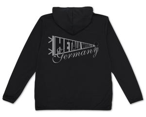 Hetalia World Stars - Germany Ladies Thin Dry Hoodie Black (XL Size)_