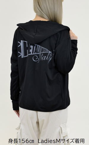 Hetalia World Stars - Germany Ladies Thin Dry Hoodie Black (XL Size)_