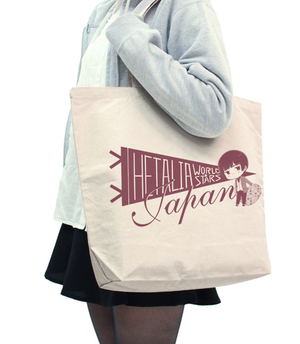 Hetalia World Stars - Japan Large Tote Bag Natural_