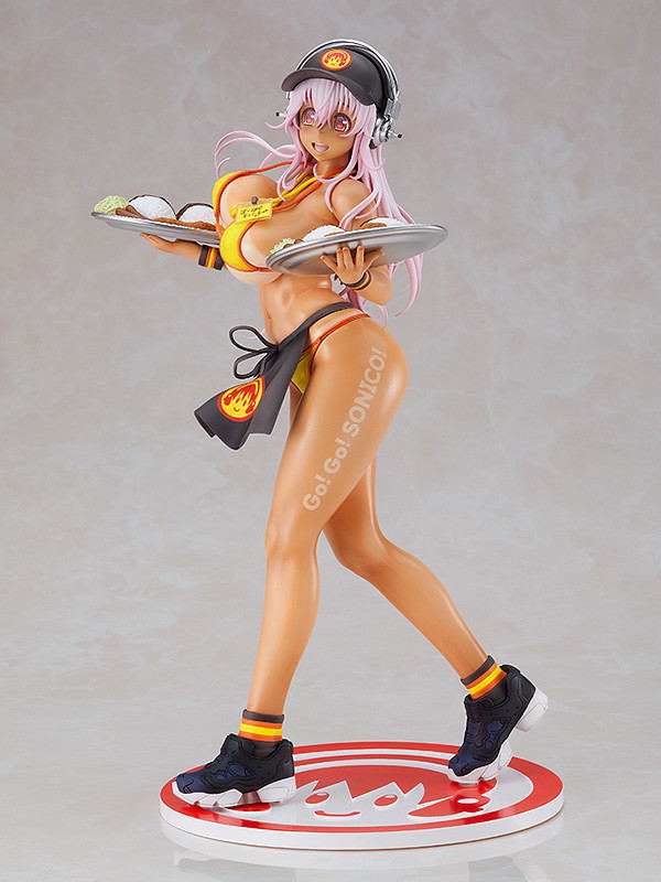 SoniAni Super Sonico The Animation 1/6 Scale Pre-Painted Figure: Super Sonico Bikini Waitress Ver. [GSC Online Shop Exclusive Ver.] image 7