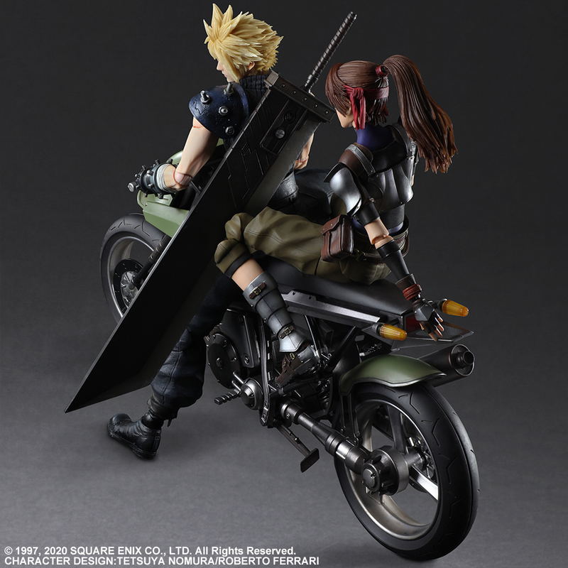Final Fantasy VII Remake Play Arts Kai: Jessie & Cloud & Bike Set image 6