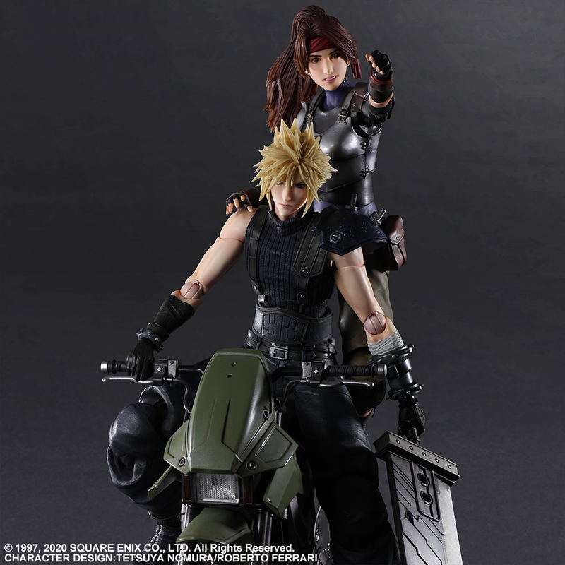 Final Fantasy VII Remake Play Arts Kai: Jessie & Cloud & Bike Set image 7