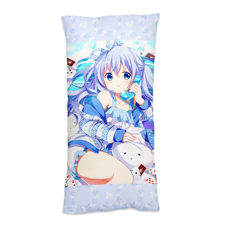 Gochuumon Wa Usagi Desu Ka? Bloom: Long Cushion Cover Chino image 1