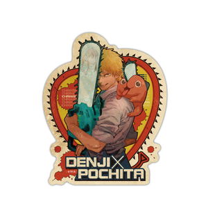 Chainsaw Man: Travel Sticker 1 Denji & Pochita_