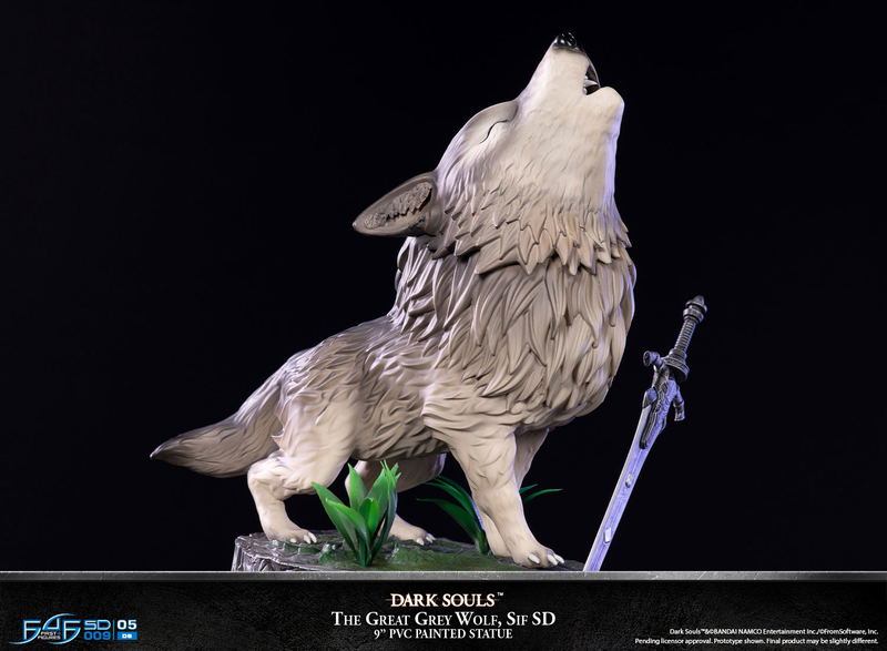 Dark Souls PVC Painted Statue: The Great Grey Wolf Sif SD [Standard Edition] image 12