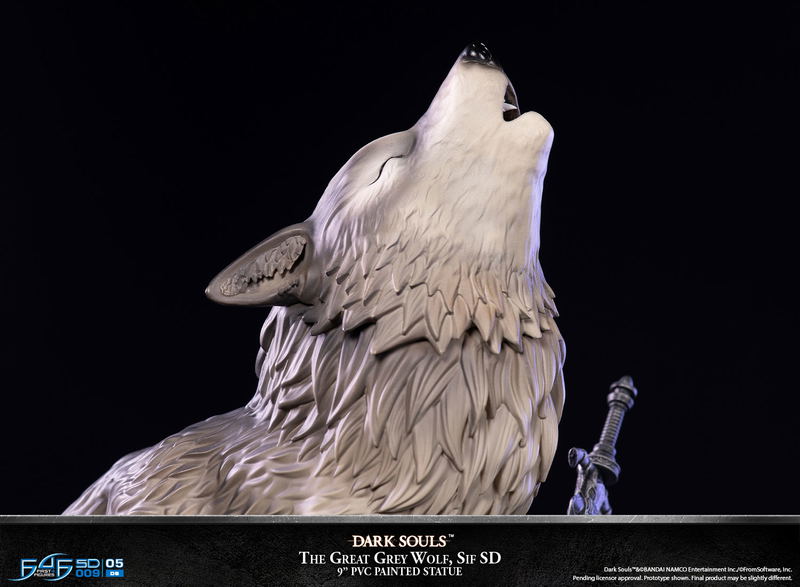 Dark Souls PVC Painted Statue: The Great Grey Wolf Sif SD [Standard Edition] image 13