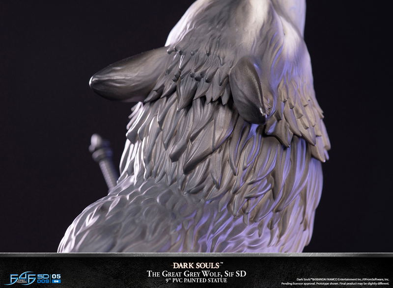 Dark Souls PVC Painted Statue: The Great Grey Wolf Sif SD [Standard Edition] image 15