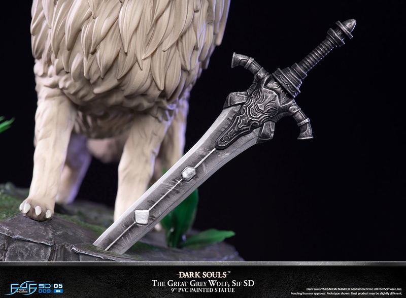 Dark Souls PVC Painted Statue: The Great Grey Wolf Sif SD [Standard Edition] image 16