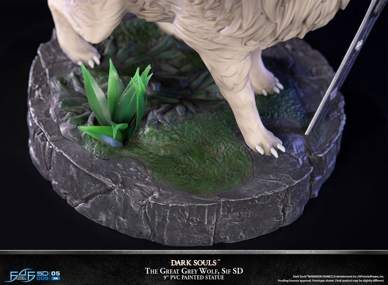 Dark Souls PVC Painted Statue: The Great Grey Wolf Sif SD [Standard Edition] image 17