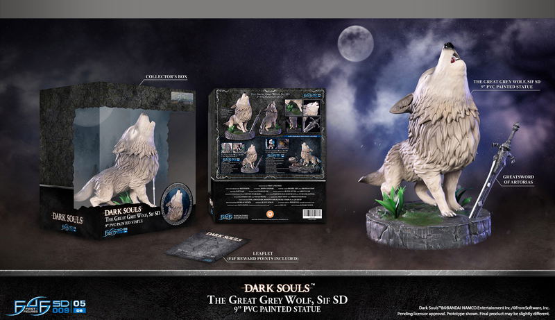 Dark Souls PVC Painted Statue: The Great Grey Wolf Sif SD [Standard Edition] image 27