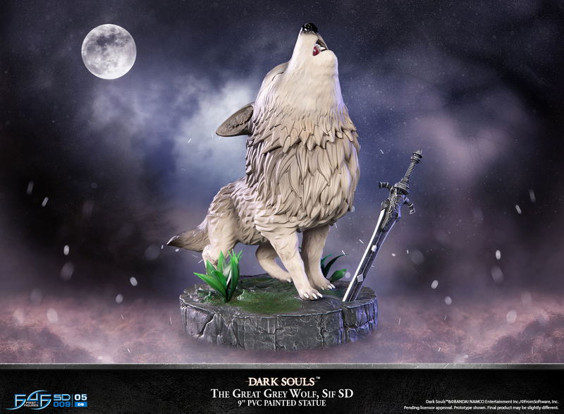 Dark Souls PVC Painted Statue: The Great Grey Wolf Sif SD [Standard Edition] image 10