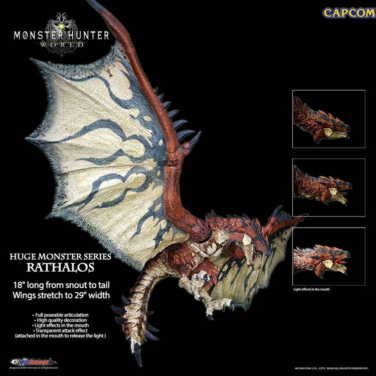 Monster Hunter World Huge Monster Series: Rathalos image 2