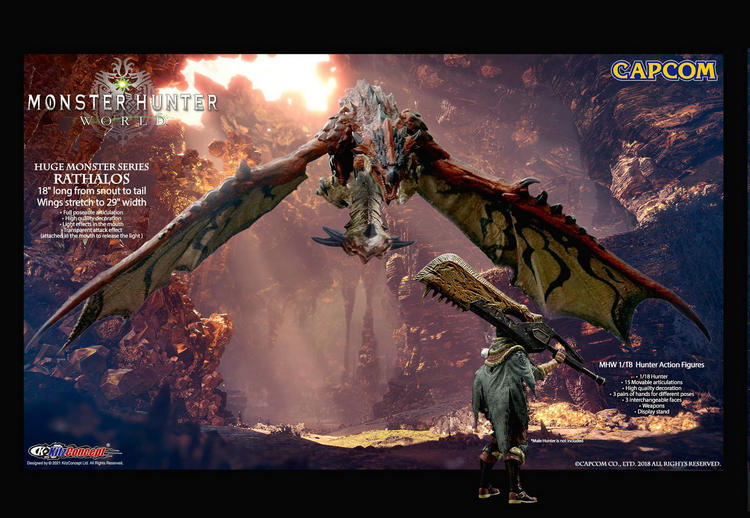 Monster Hunter World Huge Monster Series: Rathalos image 3