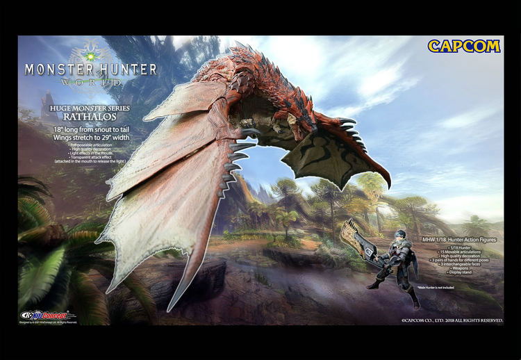 Monster Hunter World Huge Monster Series: Rathalos image 4