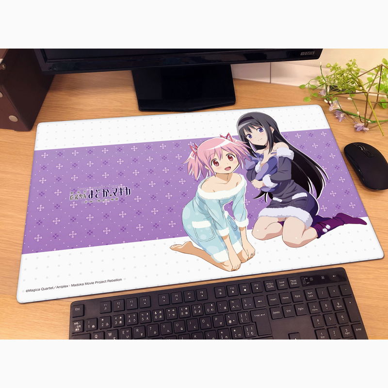 Puella Magi Madoka Magica The Movie: Rebellion - Madoka & Homura Room Wear Rubber Mat (Re-run) image 3