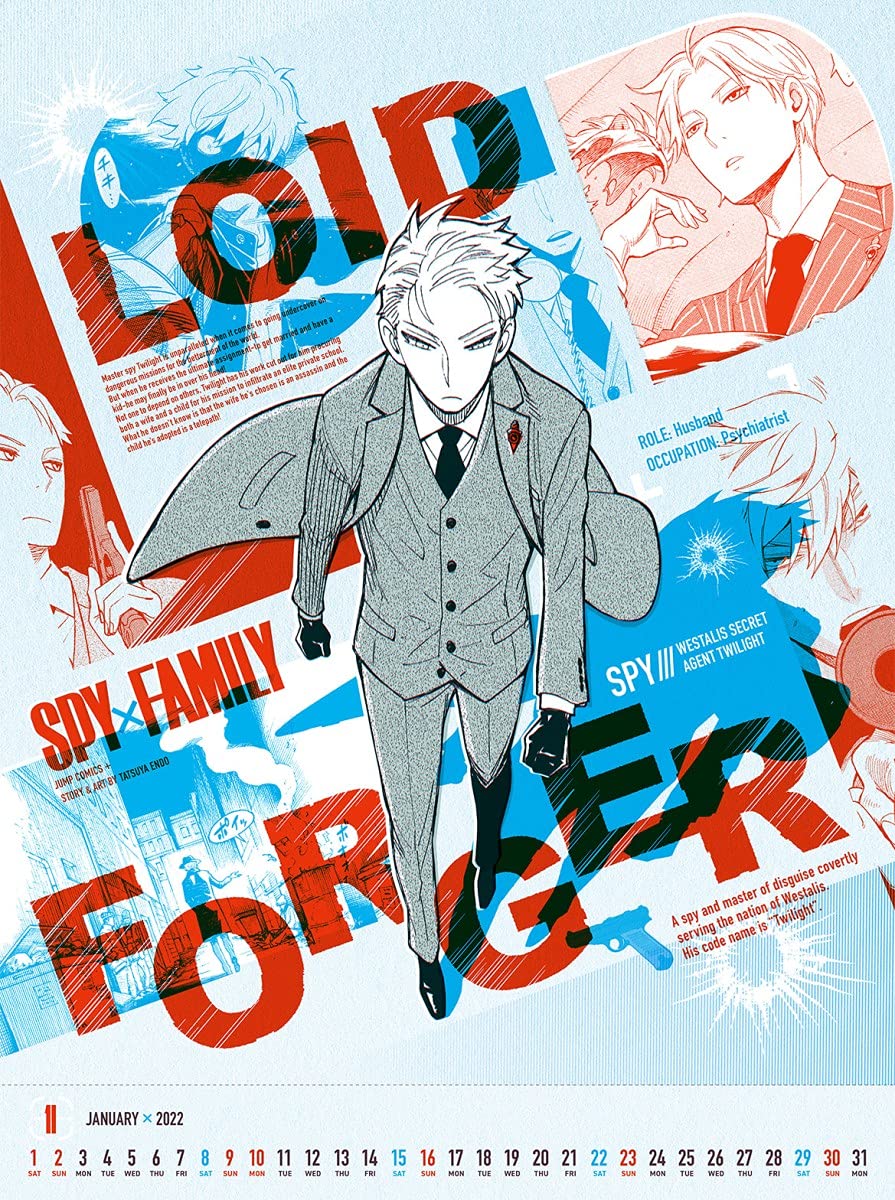 Spy x Family Comic Calendar 2022