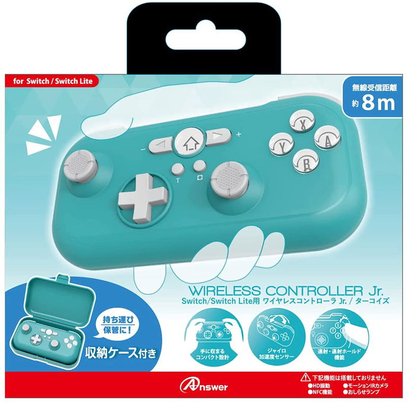 Wireless Controller Jr. for Nintendo Switch (Turquoise) image 1