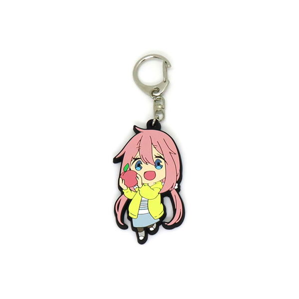Yurucamp SD Rubber Keychain: Nadeshiko image 1