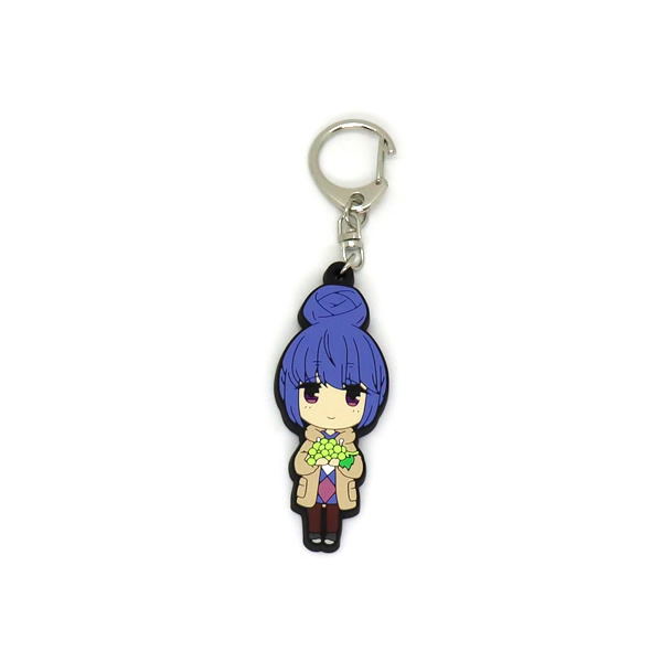 Yurucamp SD Rubber Keychain: Shima Rin image 1