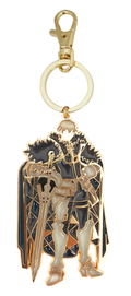 Fate/Grand Order -Divine Realm of the Round Table: Camelot - Gawain Stained Glass Style Keychain thumbnail 1