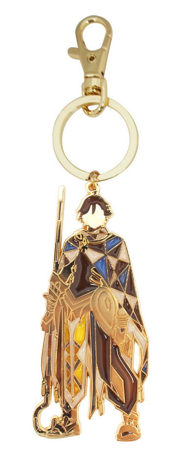 Fate/Grand Order -Divine Realm of the Round Table: Camelot - Ozymandias Stained Glass Style Keychain image 1