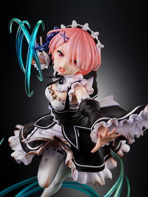 KD Colle Re:Zero - Starting Life in Another World 1/7 Scale Pre-Painted Figure: Ram Battle with Roswaal Ver._