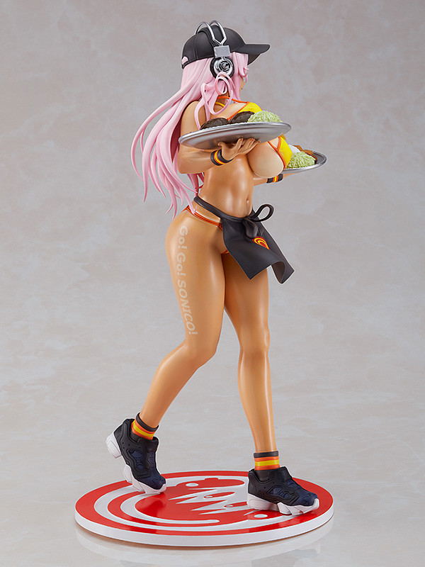 SoniAni Super Sonico The Animation 1/6 Scale Pre-Painted Figure: Super Sonico Bikini Waitress Ver. image 4