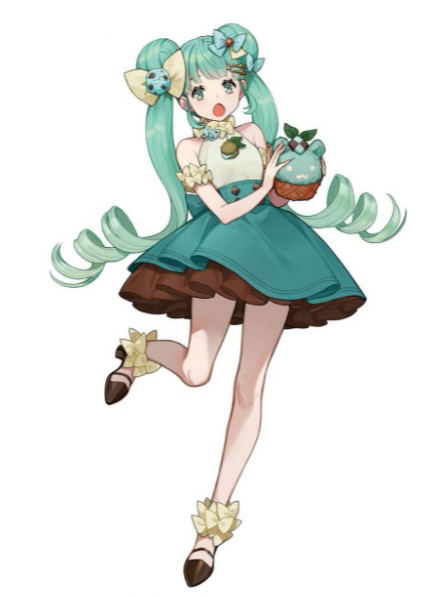 Vocaloid Hatsune Miku Sweet Sweets Pre-Painted Figure: Hatsune Miku Chocolate Mint Ver. image 1
