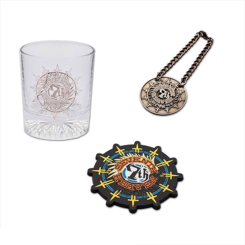 Final Fantasy VII Remake: Seventh Heaven Glass & Coaster Set