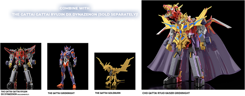 THE GATTAI SSSS.Dynazenon: Gridknight & Goldburn [GSC Online Shop Exclusive Ver.] image 10