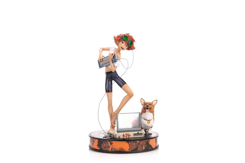 Cowboy Bebop Resin Painted Statue: Ed and Ein [Standard Edition] image 1