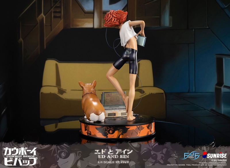 Cowboy Bebop Resin Painted Statue: Ed and Ein [Standard Edition] image 14