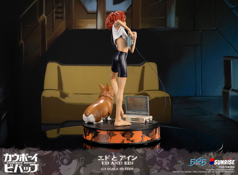 Cowboy Bebop Resin Painted Statue: Ed and Ein [Standard Edition] image 15