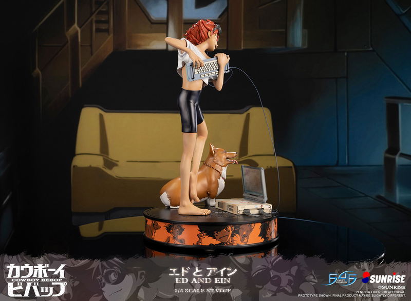 Cowboy Bebop Resin Painted Statue: Ed and Ein [Standard Edition] image 16