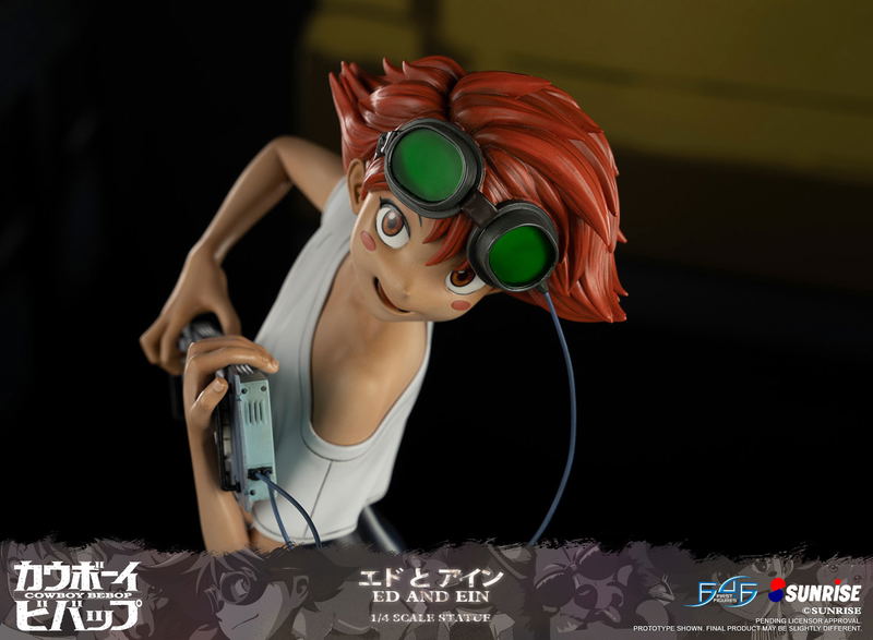 Cowboy Bebop Resin Painted Statue: Ed and Ein [Standard Edition] image 23