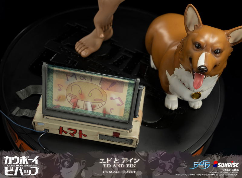Cowboy Bebop Resin Painted Statue: Ed and Ein [Standard Edition] image 24