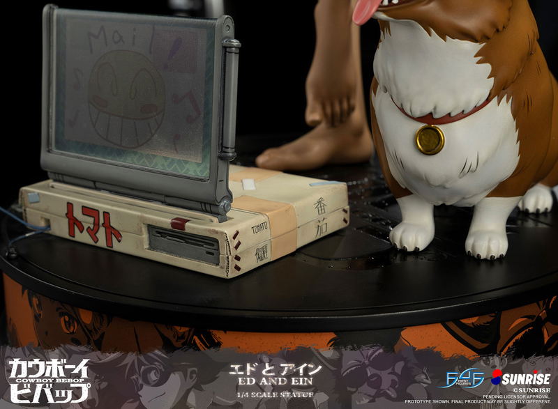 Cowboy Bebop Resin Painted Statue: Ed and Ein [Standard Edition] image 25