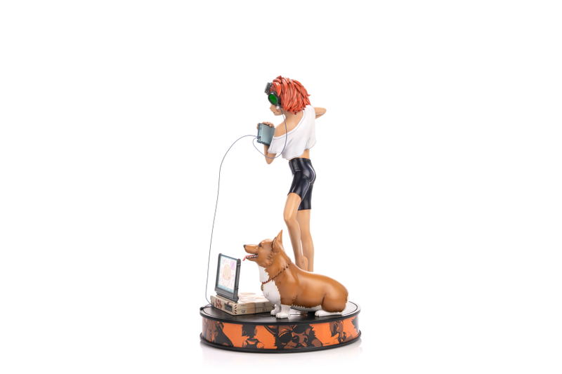 Cowboy Bebop Resin Painted Statue: Ed and Ein [Standard Edition] image 3