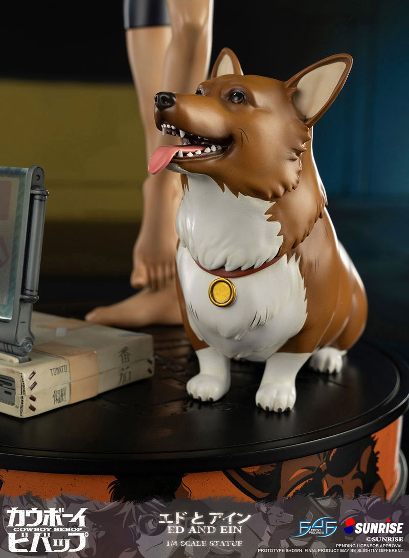 Cowboy Bebop Resin Painted Statue: Ed and Ein [Standard Edition] image 31