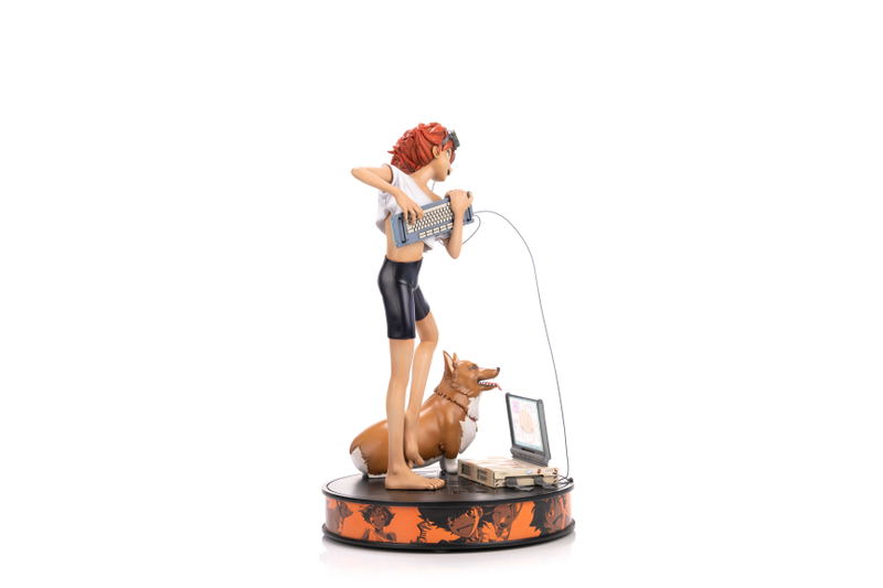 Cowboy Bebop Resin Painted Statue: Ed and Ein [Standard Edition] image 7