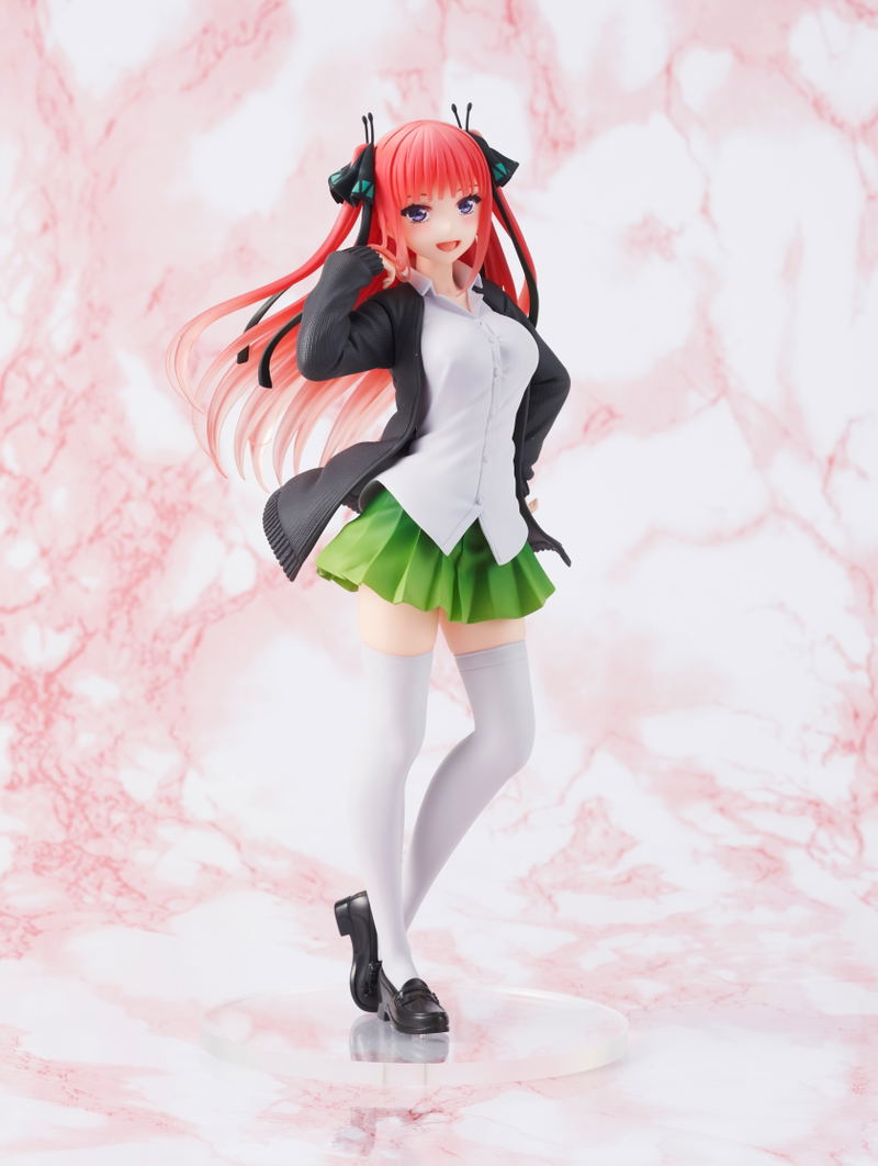 The Quintessential Quintuplets Pre-Painted Coreful Figure: Nino Nakano Uniform Ver. image 1
