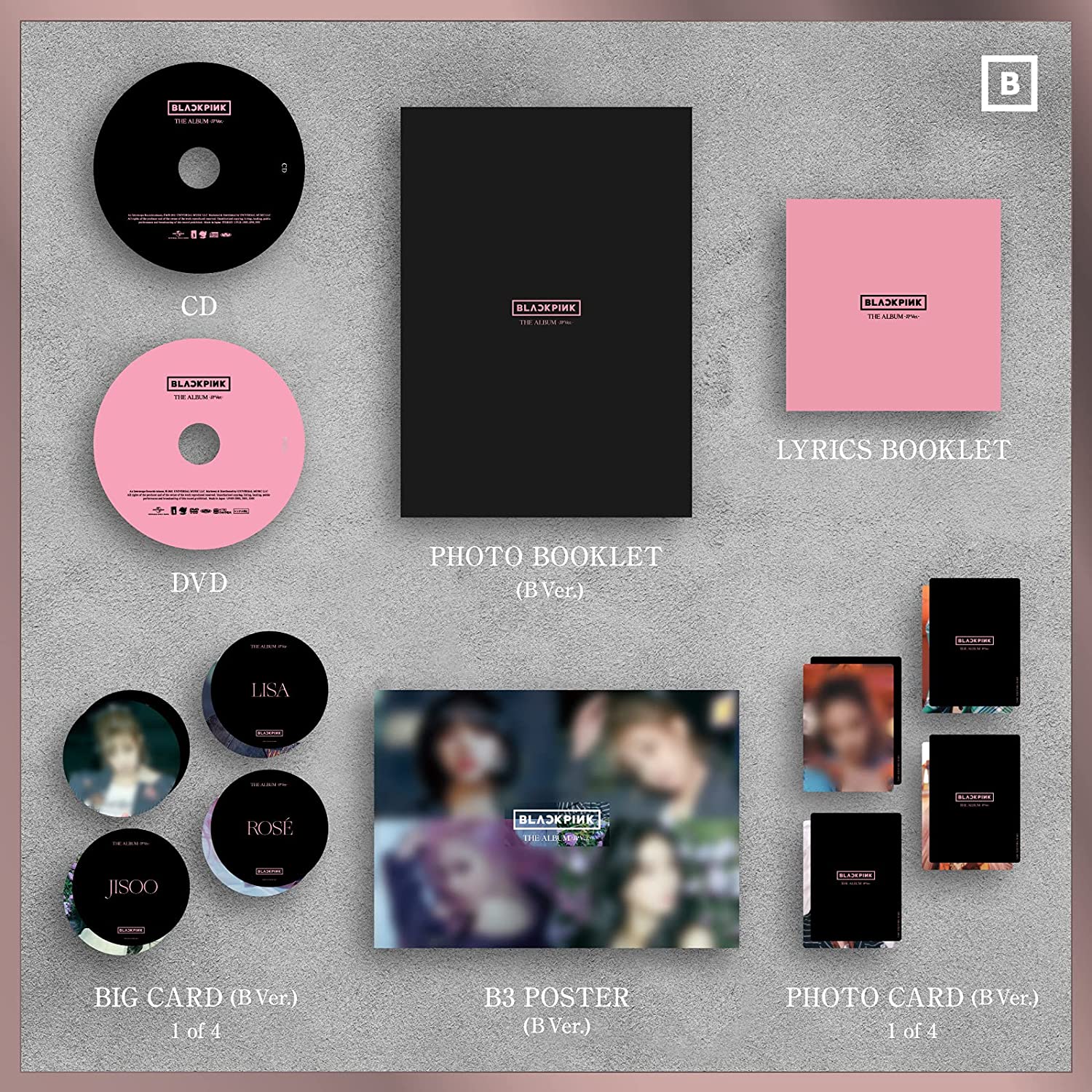 The Album - JP Ver. [w/ DVD, Limited Edition, B Ver.] (Blackpink)