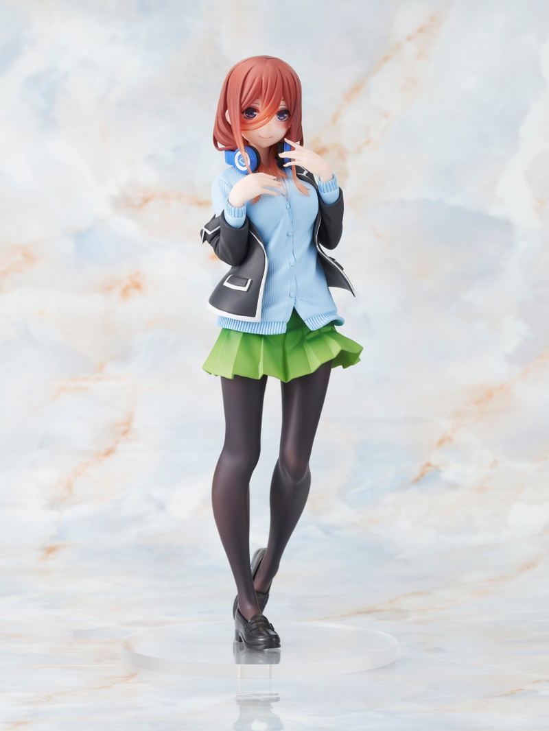 The Quintessential Quintuplets Pre-Painted Coreful Figure: Miku Nakano Uniform Ver. image 1