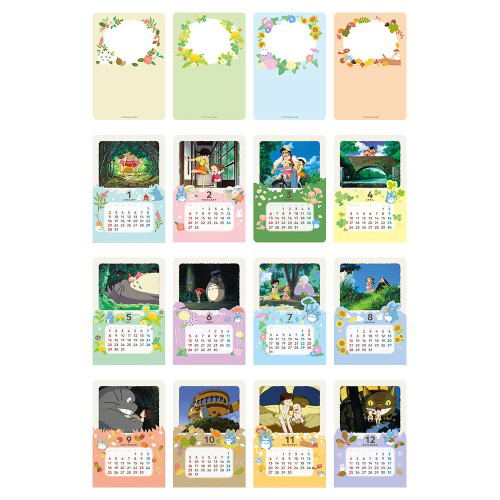 Studio Ghibli Series - My Neighbor Totoro Kasane Calendar 2022 image 2