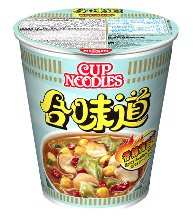 Nissin Cup Noodles - Spicy Seafood Flavor image 1