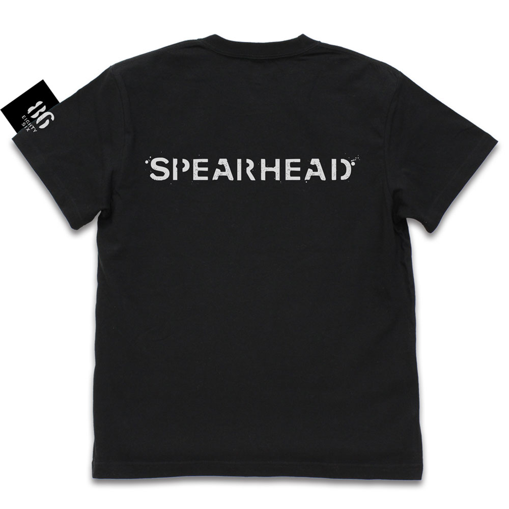 SSJ Artist Var. Tシャツ Mサイズ 86 -Eighty Six- Spearhead Squadron T-shirt Black (M Size)