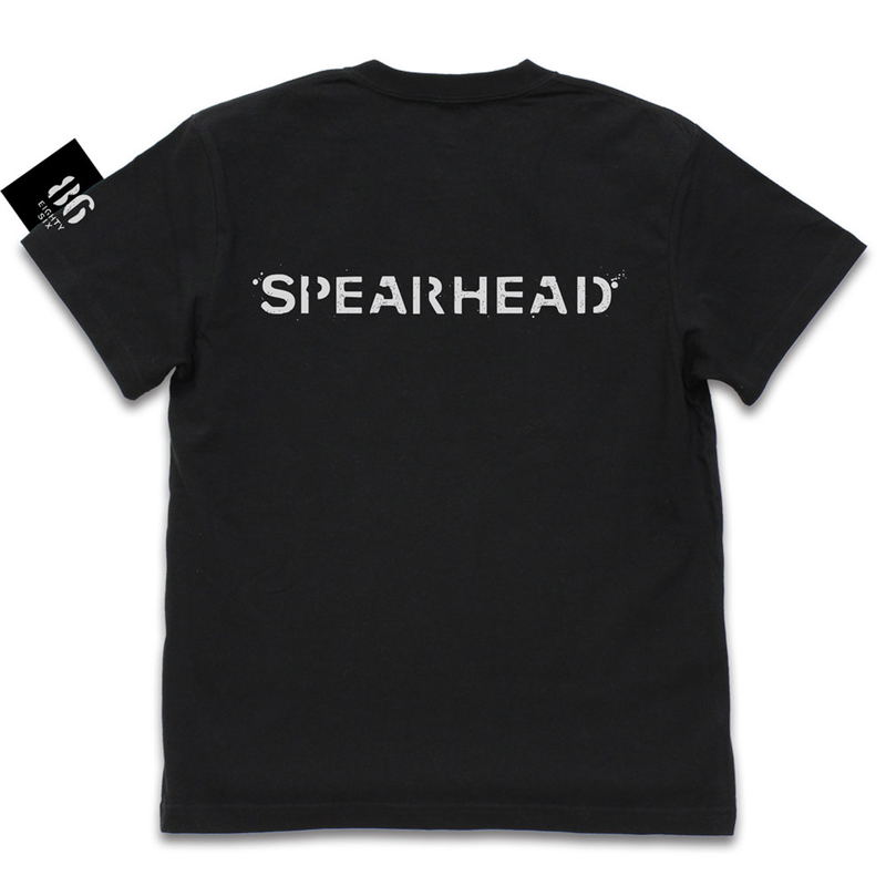 86 -Eighty Six- Spearhead Squadron T-shirt Black (S Size) image 2