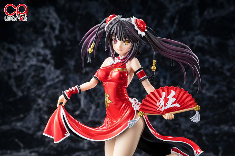 CA Works Date A Live III 1/7 Scale Pre-Painted Figure: Kurumi Tokisaki China Dress Ver. Repaint Color image 2