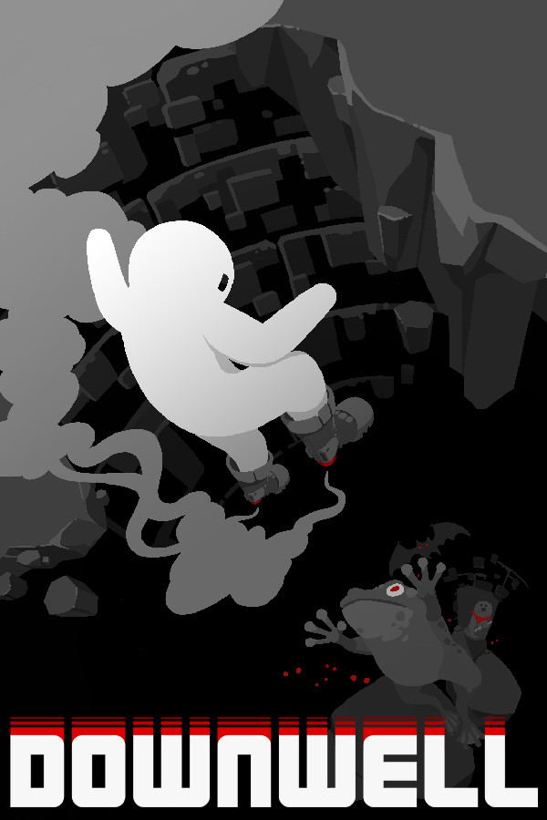 Downwell <span class="ext" style="background-color: #2a475e; color: #FFFFFF;">STEAM</span> <span class="ext ext_digital">digital</span> image 1